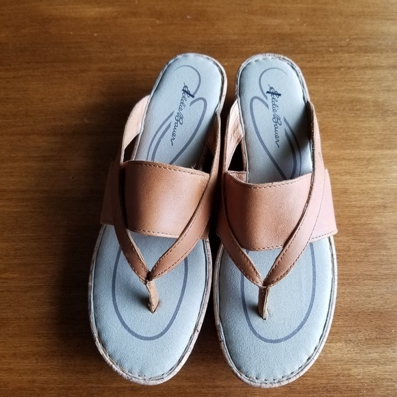 Eddie Bauer Shoes - Eddie Bauer Kara cork wedge thong sandal